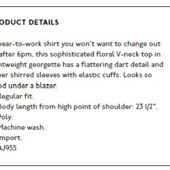 Madewell V-Neck Top in Drifting Flowers - Picture 5 of 9